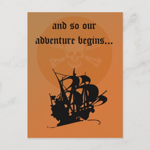Pirate Adventure postcard
