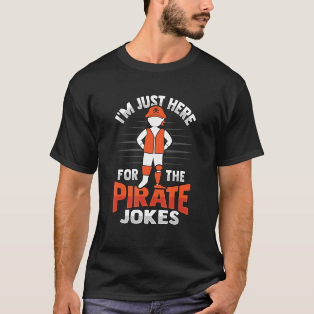 Pirate Amputee Joke Leg Prosthetic for a Leg Amput T-Shirt (Front)