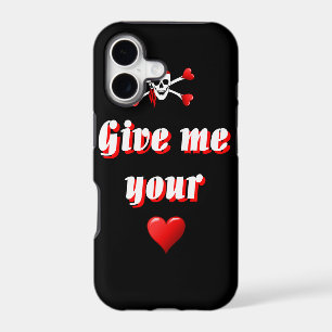 Pirate and hearts iPhone 17 case