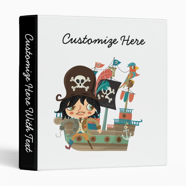 Pirate and Pirate Ship Binder (Front/Spine)