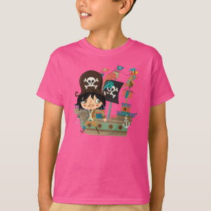 Pirate and Pirate Ship T-Shirt