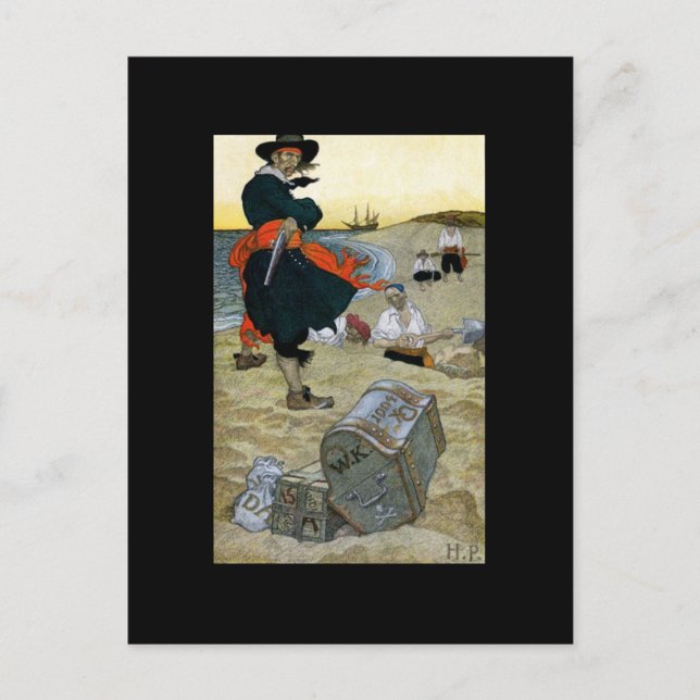 Pirate Art Postcard (Front)