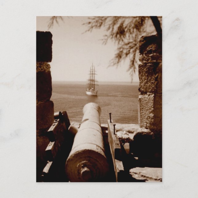 Pirate Attack Postcard (Front)