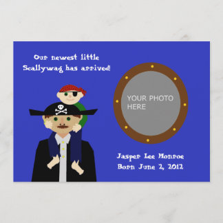 Pirate Baby Announcement