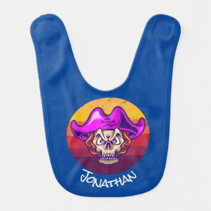 Pirate  baby bib