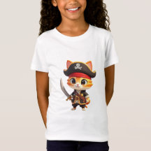 Pirate Baby Cat T-Shirt