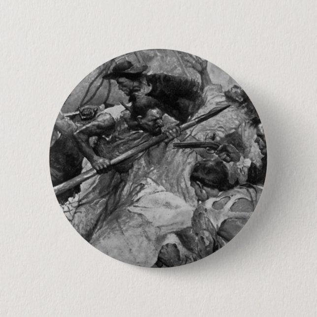 Pirate Battle Button (Front)