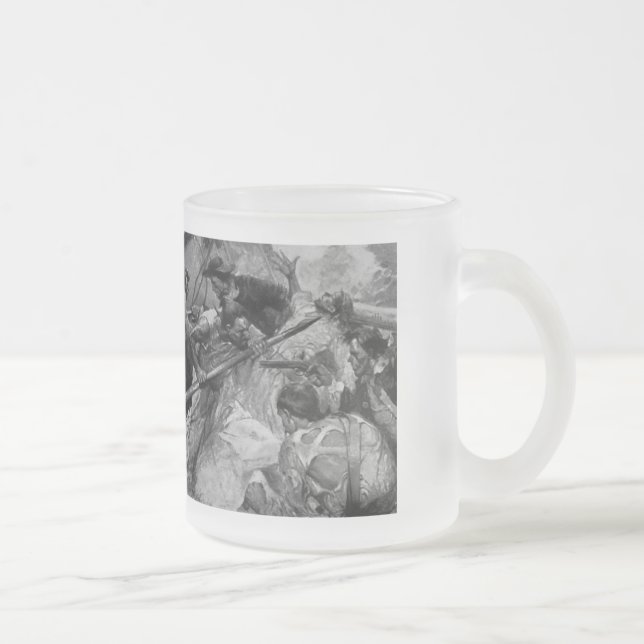Pirate Battle Frosted Mug (Right)