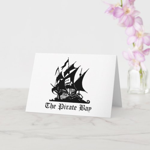 Pirate Bay Illegal Torrent Internet Piracy Card