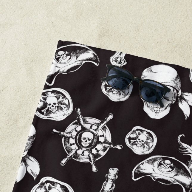 Pirate Beach Towel (In Situ)