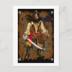 Pirate-Big and Bad Postcard