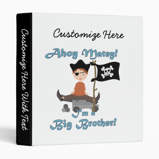 Pirate Big Brother Binder (Front/Spine)