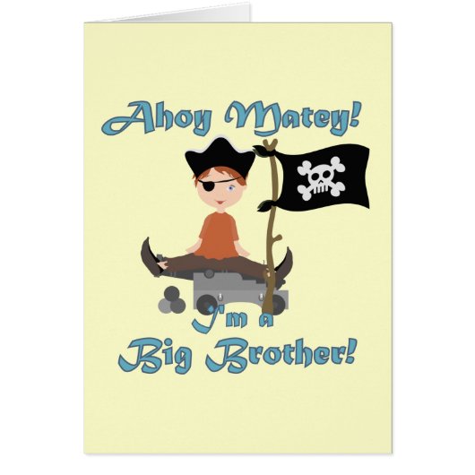 Pirate Big Brother Cards (Front)