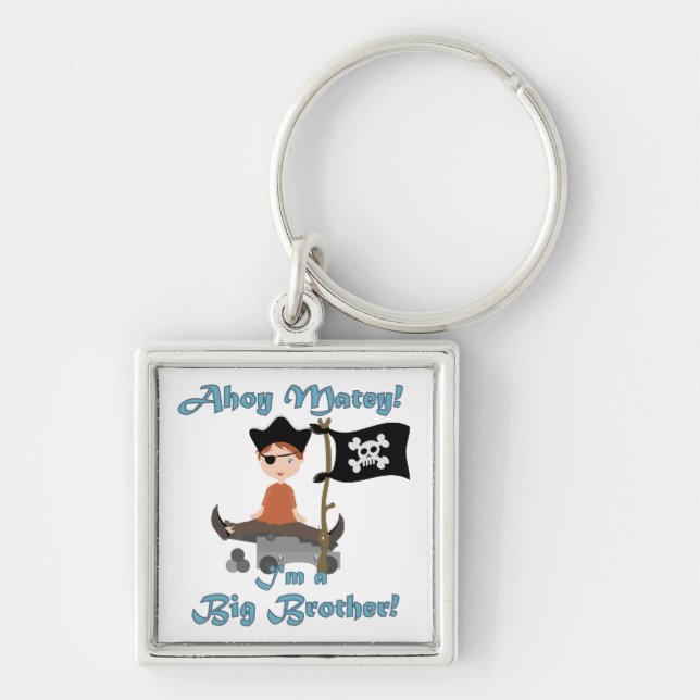 Pirate Big Brother Keychain (Front)