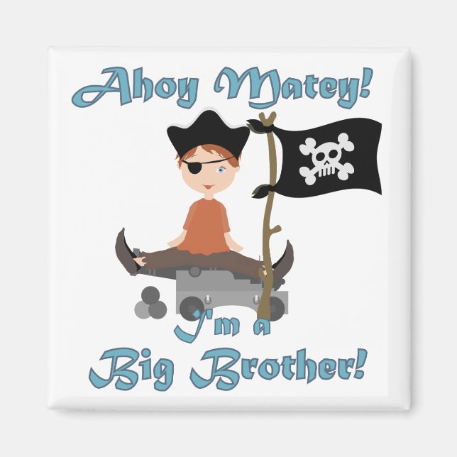 Pirate Big Brother Magnet (Front)