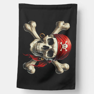 Pirate Birthday Adventure House Flag