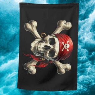 Pirate Birthday Adventure House Flag