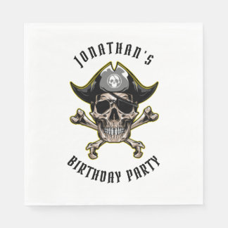 Pirate Birthday Adventure Napkins