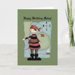 Pirate Birthday Card