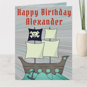 Pirate Birthday Card