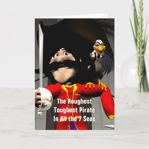 Pirate Birthday Card