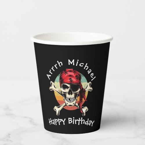 Pirate Birthday  Paper Cups