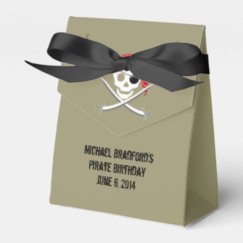 Pirate Birthday Party Bags Favor Boxes