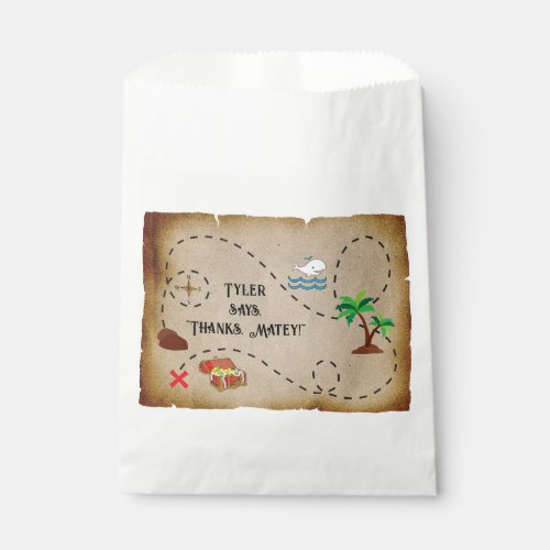 Pirate Birthday Party Favor Bag