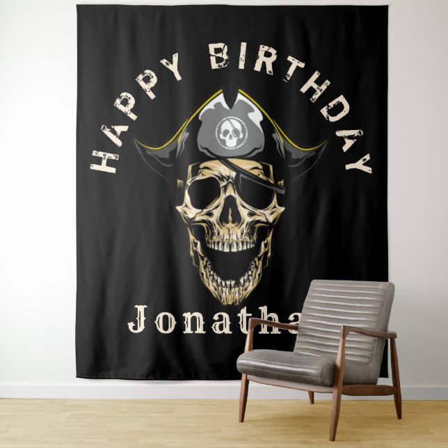  Pirate Birthday Party for Your Boy backdrop (In Situ)