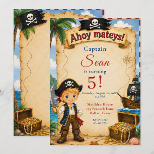 Pirate Birthday Party Invitation
