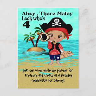 Pirate Birthday Party Invitation