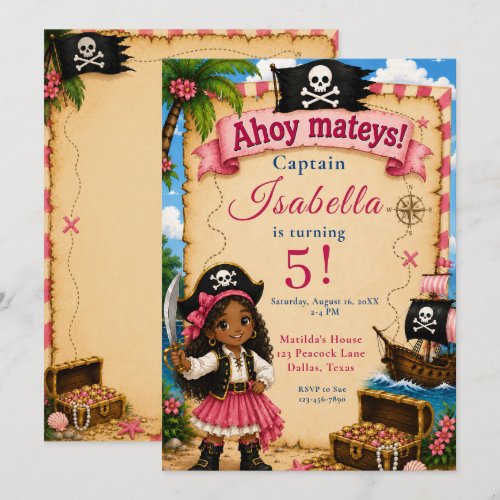 Pirate Birthday Party Invitation