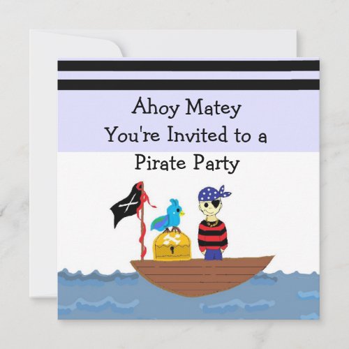 Pirate Birthday Party Invitation