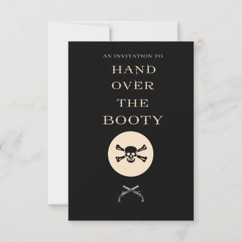 Pirate Birthday party invite