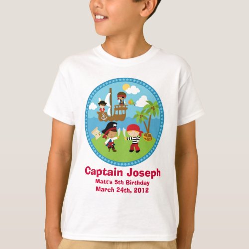 Pirate Birthday Party Personalized Shirts _ Unique