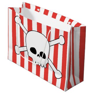 Pirate birthday party, skull bag