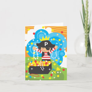 Pirate Birthday Thank You Notecard
