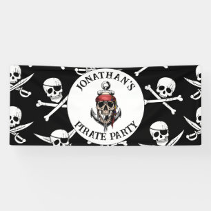 Pirate Birthday Under the sea Banner