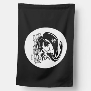 Pirate Blackbeard House Flag