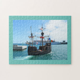 Pirate boat in Madeira Jigsaw Puzzle