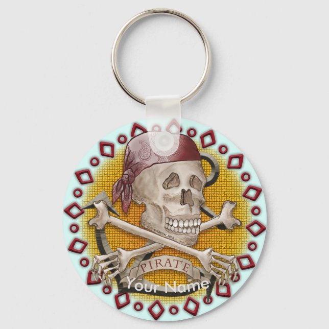 Pirate Bones Keychain (Front)