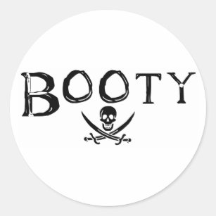 Pirate Booty Stickers | Zazzle