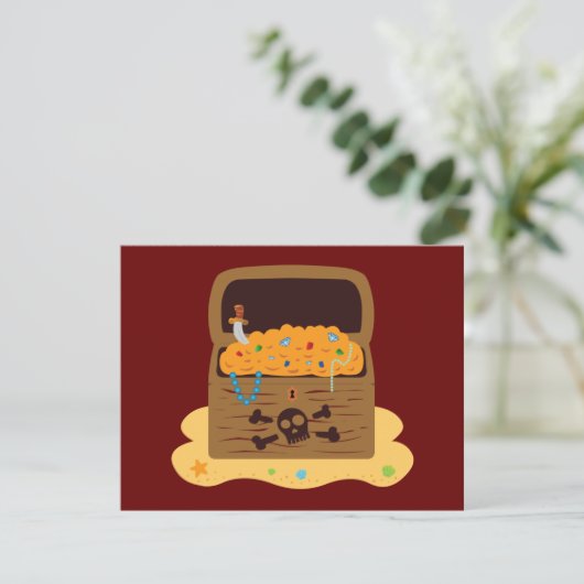 Pirate Booty Treasure Chest (Standing Front)