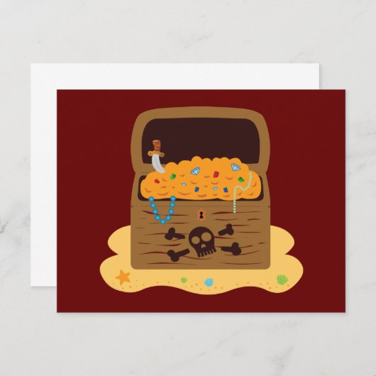 Pirate Booty Treasure Chest (Front/Back)