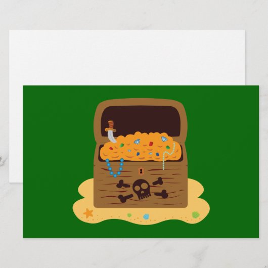 Pirate Booty Treasure Chest (Front/Back)