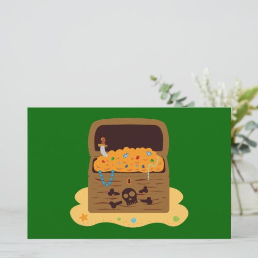 Pirate Booty Treasure Chest (Standing Front)