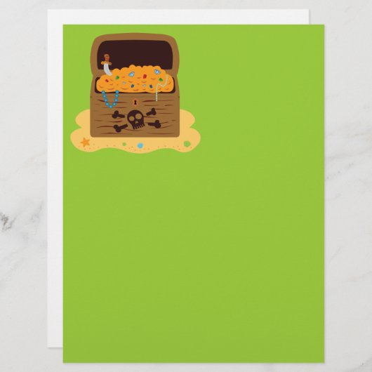 Pirate Booty Treasure Chest (Front/Back)