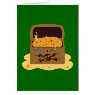 Pirate Booty Treasure Chest Cards