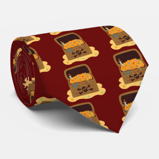 Pirate Booty Treasure Chest Neck Tie