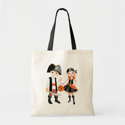 Pirate Boy And Girl Tote Bag